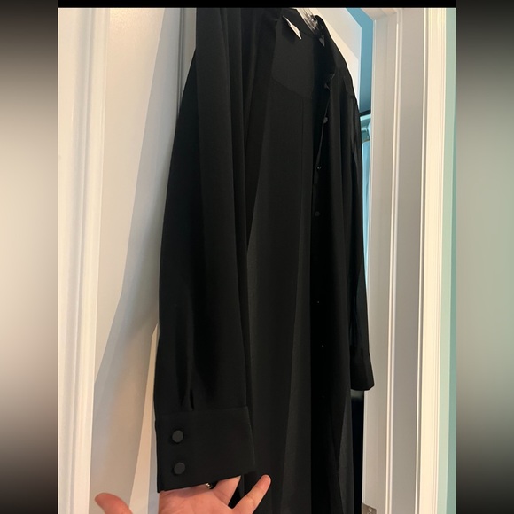 DKNY Long Sheer Button Up - Picture 2 of 4